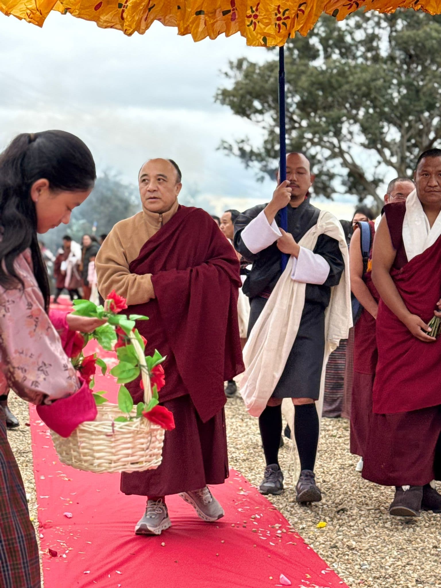 Kyabje Namkhai Nyingpo Rinpoche during the reception programme in Canberra