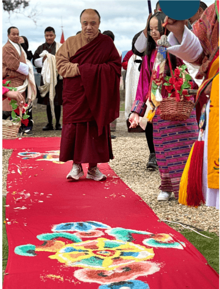 Arrival reception highlights for Kyabje Namkhai Nyingpo Rinpoche in Canberra