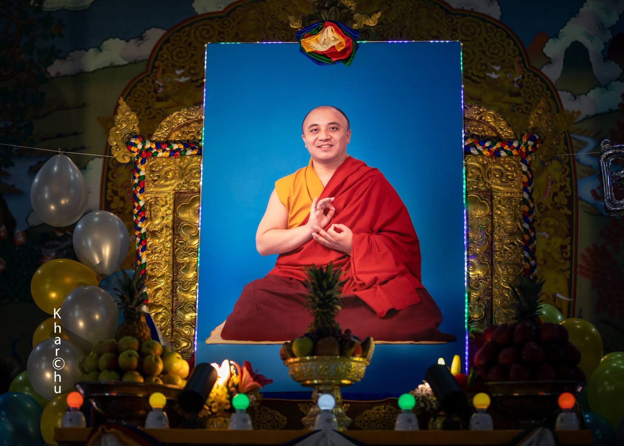 Invitation image for the sacred 61st Thrungkar celebration of Kyabje Namkhai Nyingpo Rinpoche
