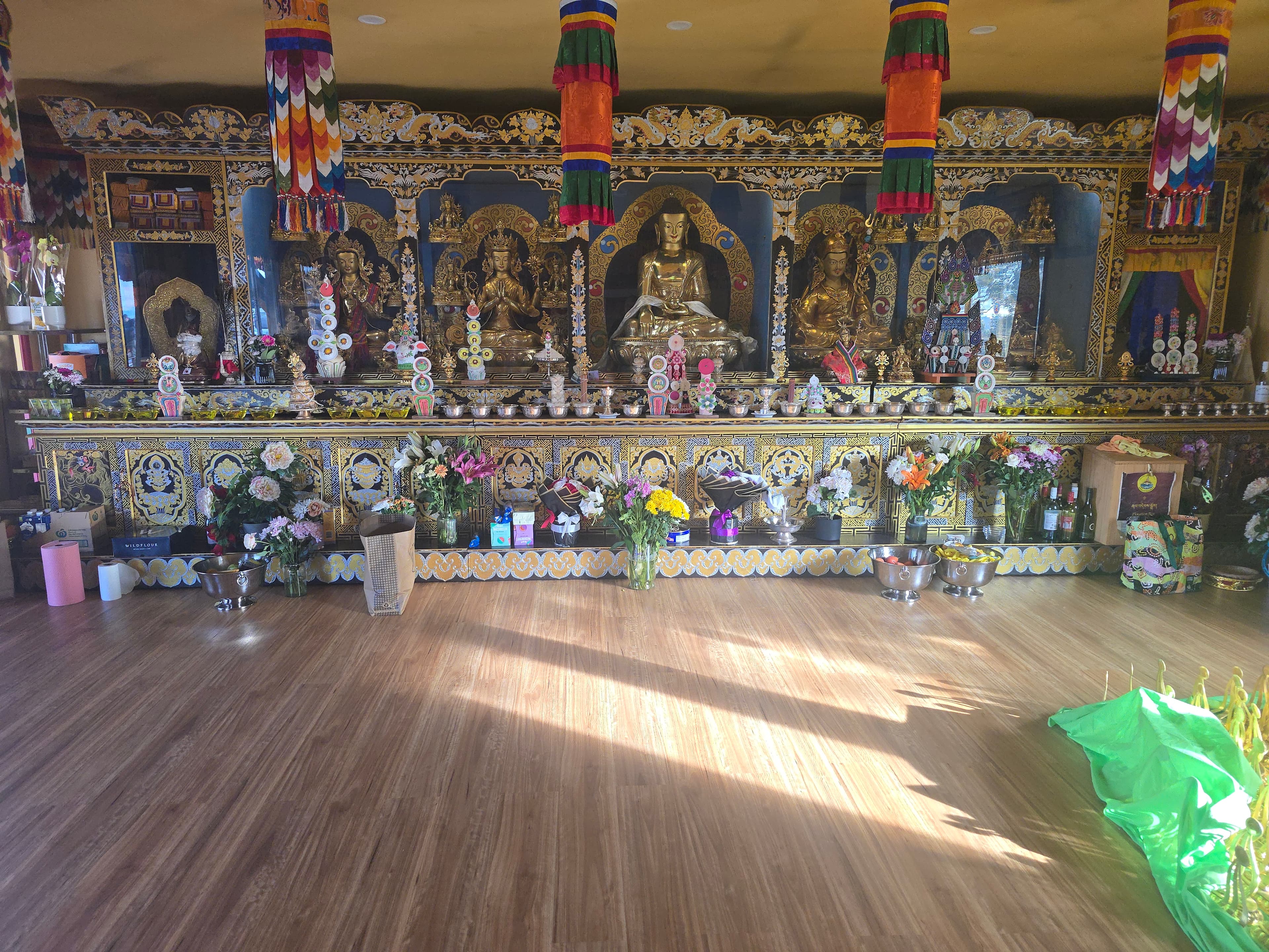 Altar at Kharchu Centre Australia